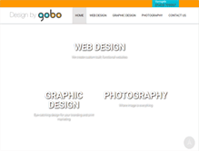 Tablet Screenshot of designbygobo.com